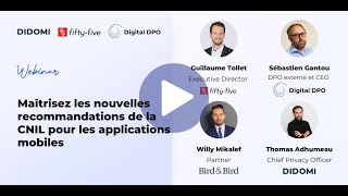 Maîtrisez les nouvelles recommandations de la CNIL pour les applications mobiles 🎙️ [upl. by Dlaregztif]
