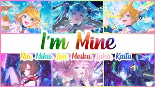 Im Mine  wLyrics Kagamine RinLen • Hatsune Miku • Megurine Luka • MEIKO • Kaito [upl. by Lucille]