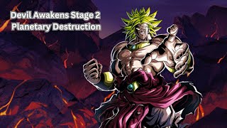 Planetary Destruction Mission  Devil Awakens Stage 2  DBZ Dokkan Battle [upl. by Hallock398]