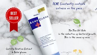 MISTINE ACNE CLEAR FACIAL FOAM 85G ফেস ওয়াশ মেড ইন থাইল্যান্ড [upl. by Ynez]