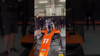 Kacper Sztuka jumping into F3 car f1shorts [upl. by Jamilla]