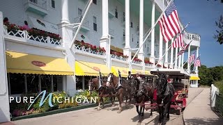 Mackinac Island Tour amp Grand Hotel [upl. by Bruis]