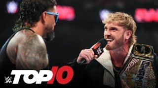 Top 10 Monday Night Raw moments WWE Top 10 April 29 2024 [upl. by Dowski]