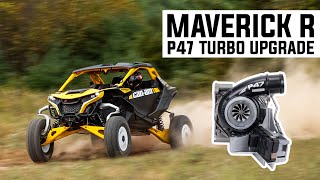 EVP P47400 Turbo Upgrade System for CanAm Maverick R [upl. by Phina86]