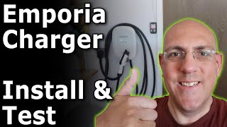 Emporia EV Smart Charger Unboxing Install and feature test [upl. by Eimrej]