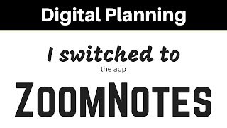 I Moved My Digital Planner Into ZoomNotes  A First Look at the App [upl. by Herold]