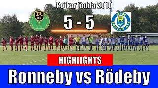 RÖDEBY VS RONNEBY 55 HIGHLIGHTS POJKAR FÖDDA 2010 [upl. by Noryv]