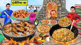 Bangalore Software Engineer Street Food Fried Rice Chicken Pakoda Pizza Hindi Kahani Moral Stories [upl. by Ahsilla825]