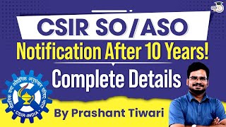 CSIR SOASO Exam Know Everything About It  StudyIQ IAS [upl. by Yerffeg]