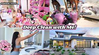 Cleaning my ENTIRE HOUSE in 72hrs preparing for guests🏠🫧🧹 closet clear out cleaning asmr laundry [upl. by Leahey884]