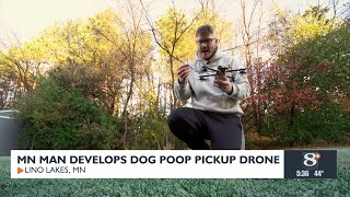 MN man develops dog poop pickup drone [upl. by Latham]