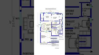 Beautiful West Face House Plans architecturalhouseplans houseplan floorplan shorts viralshorts [upl. by Ellenar641]