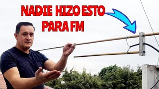 Quieres escuchar radios FM alejadas con una antena CASERA [upl. by Llyrrad]