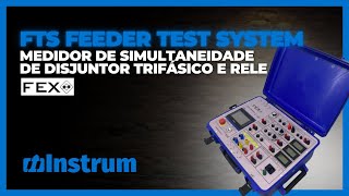 FTS Medidor De Simultaneidade De Disjuntor e Calibração de Rele  FEEDER TEST SYSTEM [upl. by Oletha204]