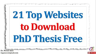 How to search PhD thesis find Phd Thesis and Download PhD Thesis Free shodhganga EBSCO [upl. by Trebornhoj531]