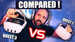 Meta Quest 3 VS Quest 2  Save Or Go All in  ┃ visual Quality Review for PC VR [upl. by Reave]