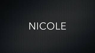 How to Pronounce Nicole [upl. by Lleruj]