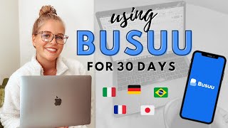 I Tried Busuu for 30 Days 🇮🇹  Language Learning App Review [upl. by Anna-Diana]