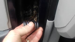 How To Replace a Car Door Hinge Spring [upl. by Meehar]