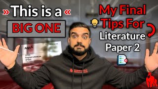 Literature Paper 2 The Hardest English Exam Made Easy Final Tips [upl. by Idnem]