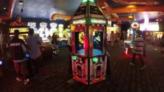 GalacTIX game at Dave and Busters Hollywood FL  winning 200 the ticket bonus [upl. by Nosyla393]