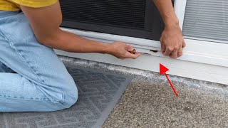 HOW TO PUT A SCREEN DOOR BACK IN PLACE [upl. by Narrad]