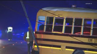 Rome High School cancels first football game of seasons after bus crash [upl. by Yssim]