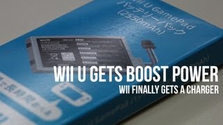 Wii Remote Dock  Wii U GamePad High Capacity Battery from Nintendo Hands On [upl. by Boatwright96]