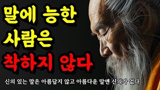 신의 있는 말은 아름답지 않고 아름다운 말엔 신의가 없다  지혜를 얻는 채근담 노자 발타자르 그라시안 장자 플라톤 명언  말에 능한 사람은 착하지 않다 [upl. by Llamaj]