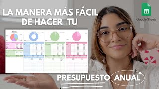 Plantilla de Presupuesto Anual en Google Sheets explicada en detalle esteladelalcazar [upl. by Kaylyn992]