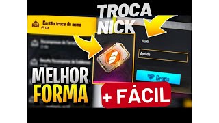 🔴 COMO TROCAR O NICK nome NO FREE FIRE depois da atualização 2024 [upl. by Sawyere]