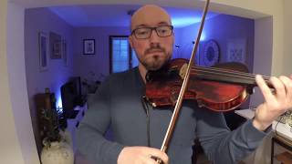 Carol of the Bells Lindsey Stirling cover  Benchfiddler [upl. by Heinrich]