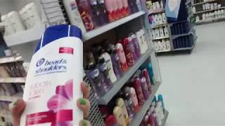 Walmart Lotion amp Shampoo Shelf Organization  WalkThrough [upl. by Wendi]