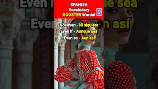 Spanish Vocabulary Booster 6 shorts esl easyspanish [upl. by Swenson740]