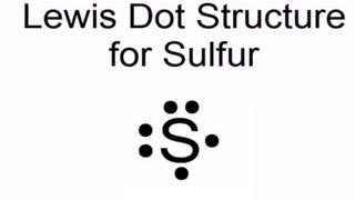 Lewis Dot Structure for Sulfur Atom S [upl. by Elleirda]