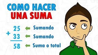 COMO HACER UNA SUMA Super Facil  Sumas para principiantes [upl. by Sivam795]