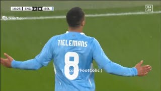 Tielemans Gol England 01 Belgium All GoalsResults Extended Highlights [upl. by Leciram73]