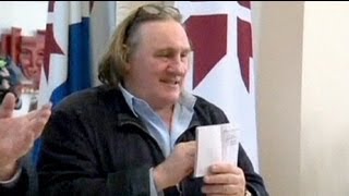 Russia Depardieu ufficialmente residente in Mordovia [upl. by Baerman89]