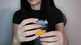 ASMR Tascam Tapping Scratching amp Tracing No Talking [upl. by Nalyad]