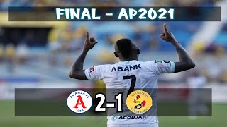 Alianza FC 2 vs Platense 1 FULL GAME Final ES Apertura 2021 12202021 [upl. by Marisa313]