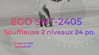 Souffleuse à neige EGO SNT 2405 VAV Ep07 [upl. by Maroj]