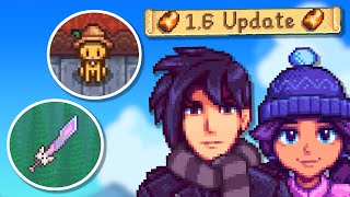 Everything New in Stardew Valley 16 [upl. by Attlee807]