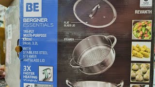 bergner cookware multipurpose kadaisteam share like comment viral [upl. by Ardnauq]