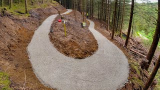 Mtb Trail Building  Switchback Climb [upl. by Ronel]