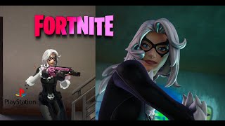 Fortnite Black Cat Skin Gameplay Chapter 5 Season 4 [upl. by Hsot401]