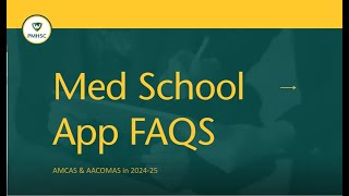 2024 Medical School Application FAQs [upl. by Eriha]