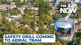 LIVE PBOT to hold safety drill for OHSU Aerial Tram [upl. by Otrebcire]