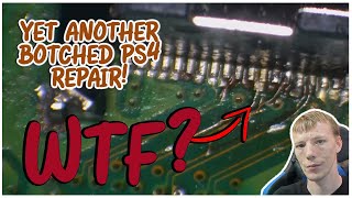 This PS4 HDMI Repair Was Botched By Yet Another Inexperienced Technician Can I Fix Their Mess [upl. by Elleimac775]