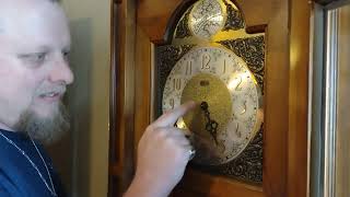 How to set your Grandfather clock to match the chimes to the time [upl. by Amuh]