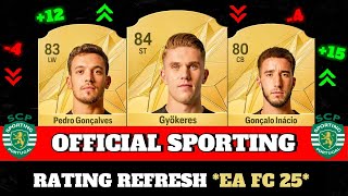 FIFA 25  OFFICIAL SPORTING RATING  EA FC 25 😱🔥  FT Gyokeres  Debast  Goncalves [upl. by Hallett201]